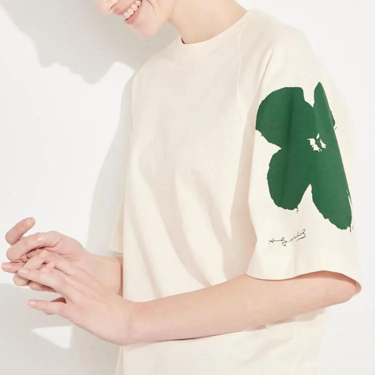 UNIQLO × Andy Warhol Raglan Sleeve T Shirt Women's Ivory-1