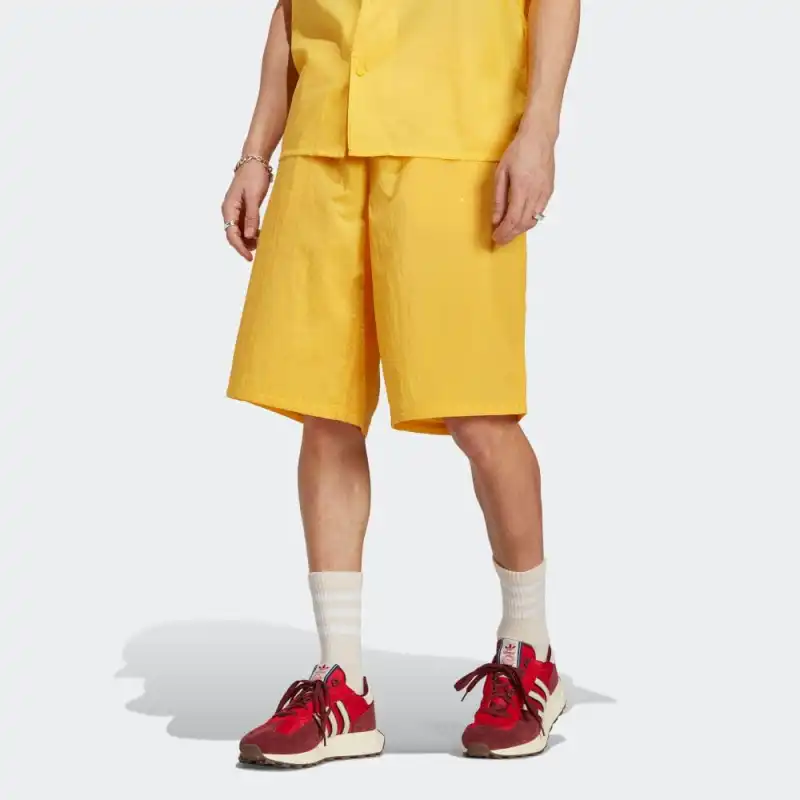 Adidas Rifta Metro Long Shorts Casual Shorts Men's Yellow-3