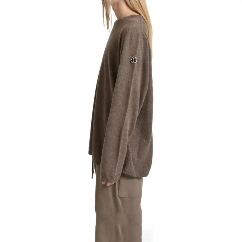 RICK OWENS RICK OWENS X Moncler Maglia Jumbo Round Neck Top-3