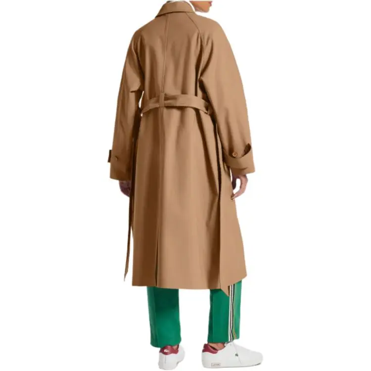 LACOSTE Trench Coat Women's Beige-3