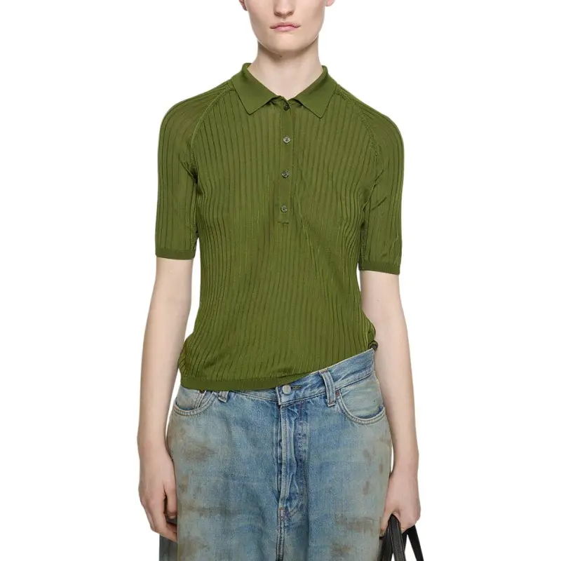 Acne Studios Regular Fit Buttoned Polo-1