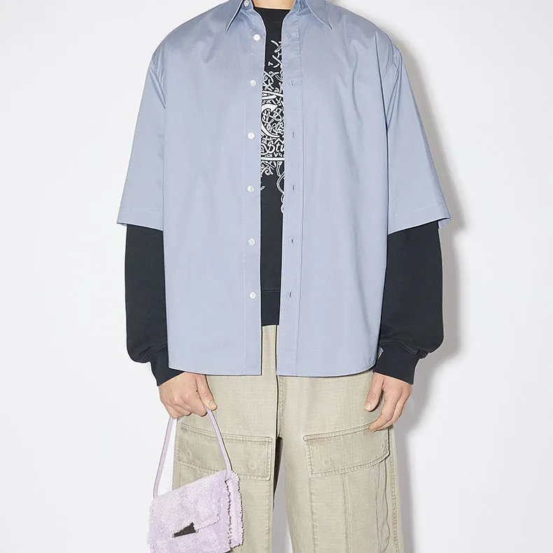 Acne Studios Shirt Men's Dusty Blue-1
