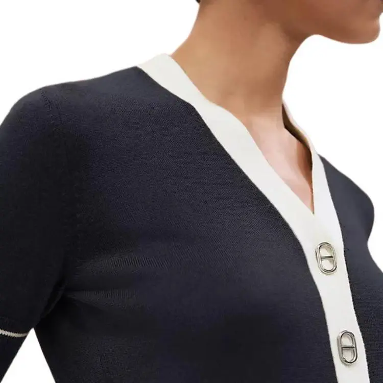 HERMES SS25 Cashmere Sweater Women's Black-1