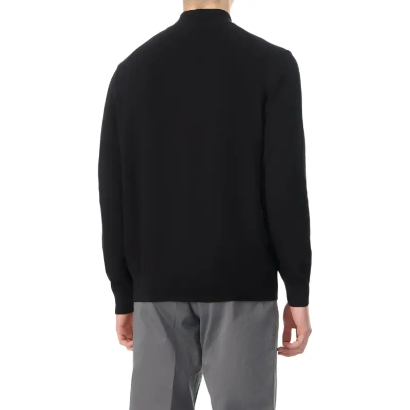 HUGO BOSS High neck Cotton Cardigan-4