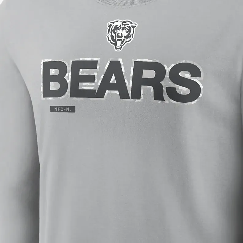Nike Chicago Bears Salute To Service Mascot Edge Legend Men's Nike Nfl Long Sleeve T Shirt-2