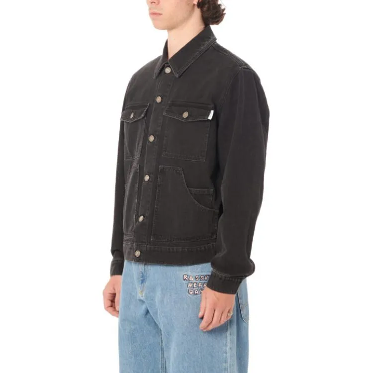PACCBET Denim Jacket Men's Black-2