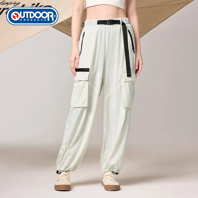 OUTDOOR PRODUCTS Cargo Pants Women's Moon White-4