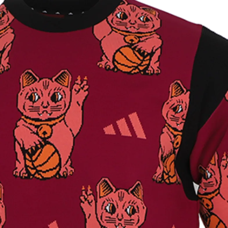 Adidas Knitwear Men Red-4