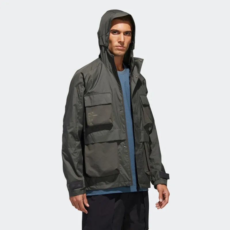 Adidas Jacket Men's Deep Earthy Brown-5