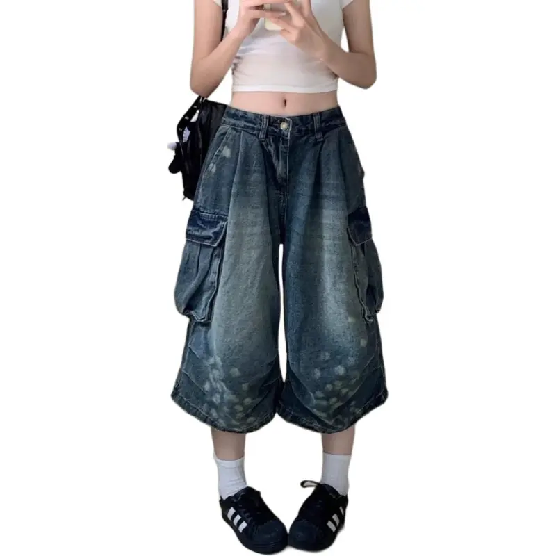 NHZN Denim Shorts Women's Vintage-2