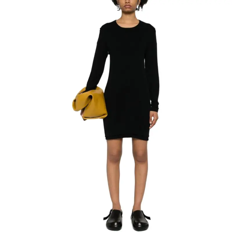 Lemaire Double Layered Knitted Mini Dress-4