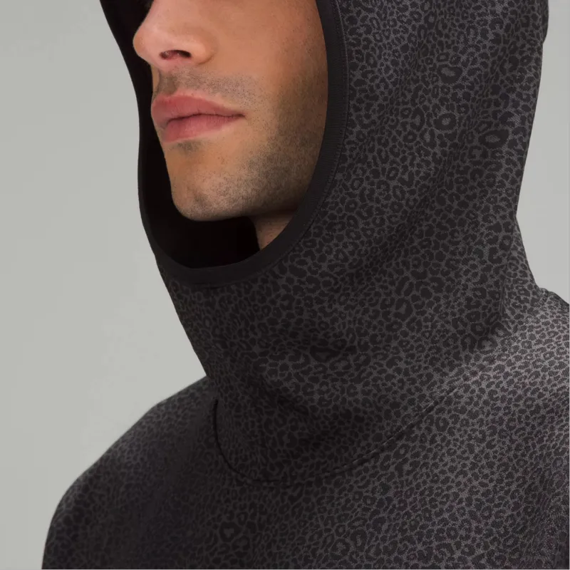 Lululemon LAB Collection Sweatshirt Men's Mini Jacquard Graphite Gray Black-4