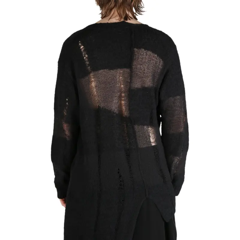 Yohji Yamamoto Pour Homme Panelled Cardigan-1