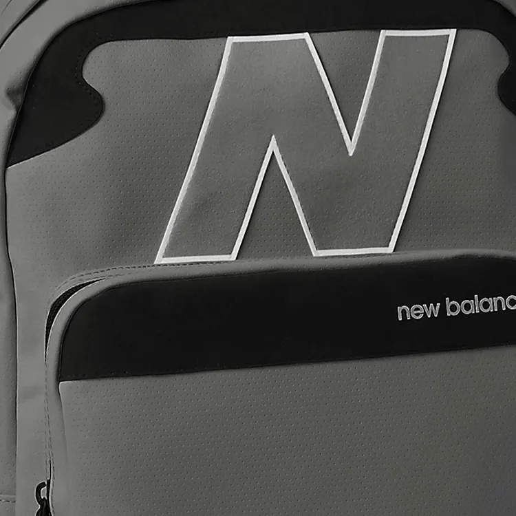 New Balance Polyurethane Backpack Regular Unisex Gray-2