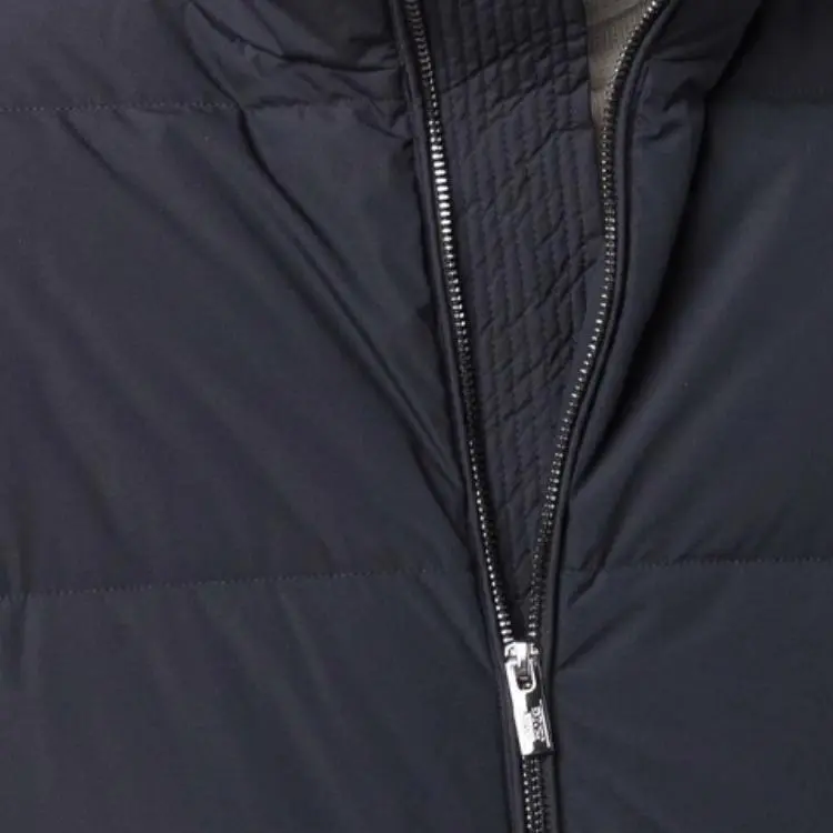 EMPORIO ARMANI Quilted Nylon Full zip Puffer Jacket-4