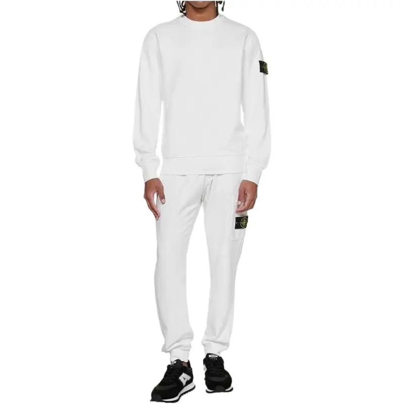 STONE ISLAND Casual Pants Men's White-3
