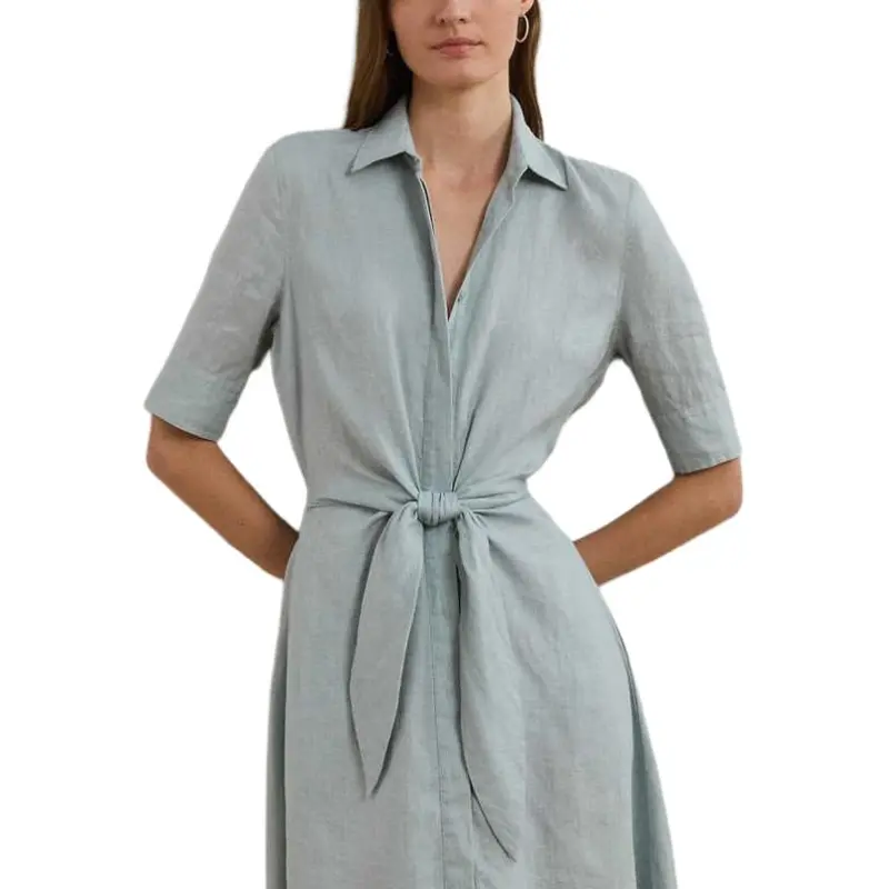 LAUREN RALPH LAUREN SS25 Short Sleeved Dress Women's Green-3