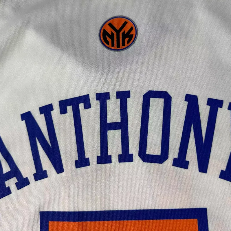 Adidas x NBA Knicks Team Basketball Jersey Unisex White-3