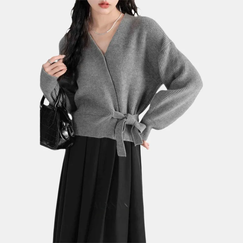 Alxnan Sweaters Women's Gray-1