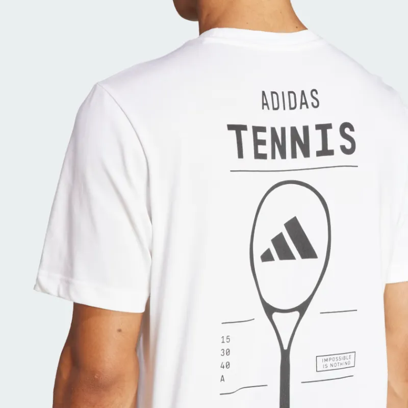 Adidas Free Shipping With AdiClub Aeroready Tennis Category Graphic Tee-5