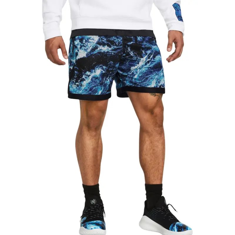 Under Armour x LIXIAOLONG LIANMINGKUAN UA Chinese New Year Sports Shorts Men's Blue-2