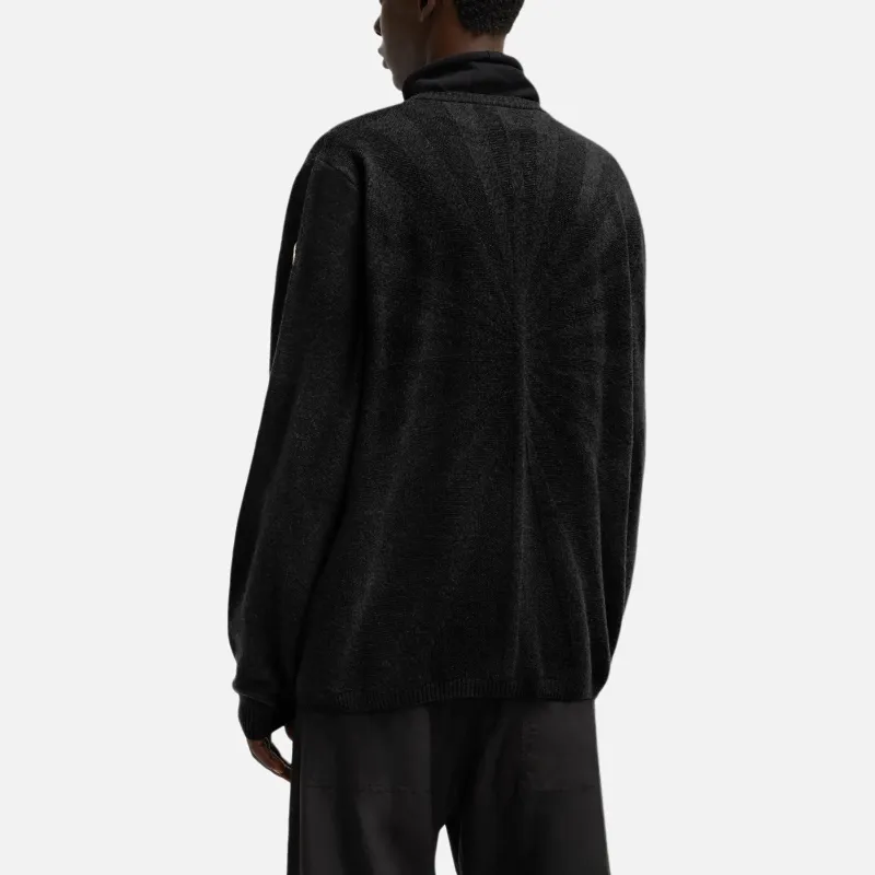 MONCLER GENIUS X Rick Owens Knit Jumbo Round Neck Top-3