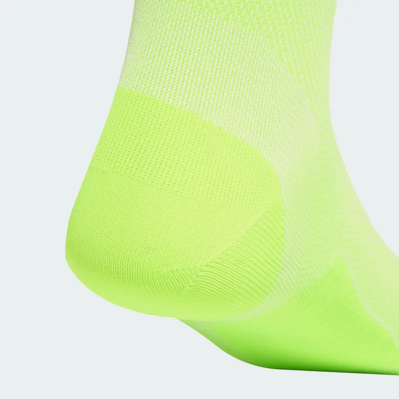 Adidas Climacool RUNXADIZEROSOCK Ankle Socks Unisex 1 Pack White/Bright Lemon-2