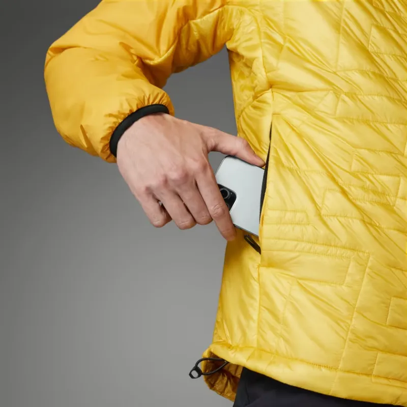 Adidas Terre XPERIOR VARILITE PRIMALOFT Jackets Coats Men's Second-hand Yellow-3