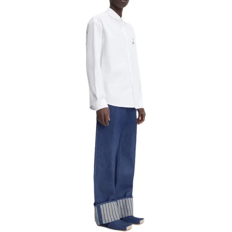 Jacquemus Le Simon Print Logo Fish Shirt-3