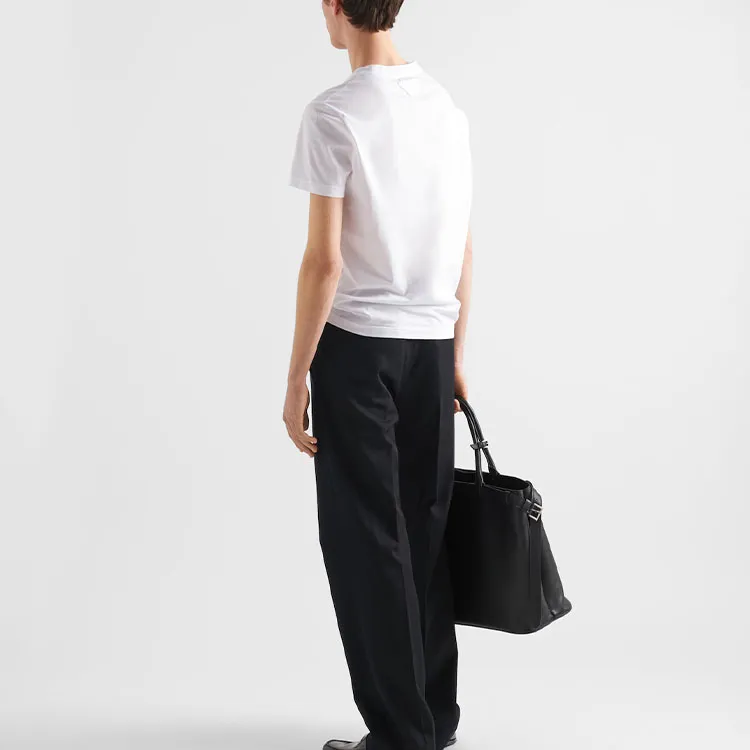 PRADA T Shirts Men White-2
