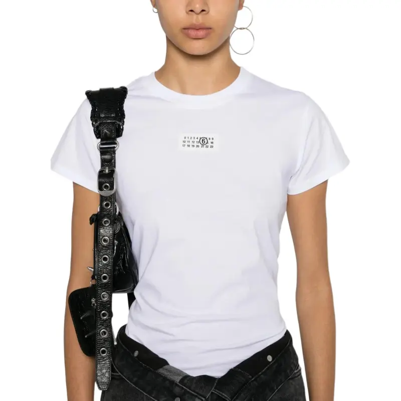 Maison Margiela Logo Patch Crewneck T Shirt-2