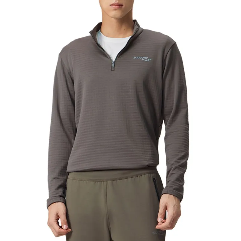 Saucony Sweatshirt Men's Pure Gray Coffee-2