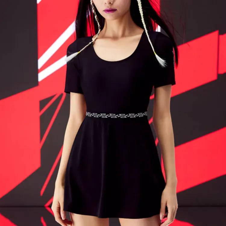 Speedo Swim Dresses & Skirts Unisex Black/White-2