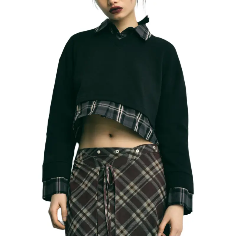 ZARA Sweatshirts Women's Black-2