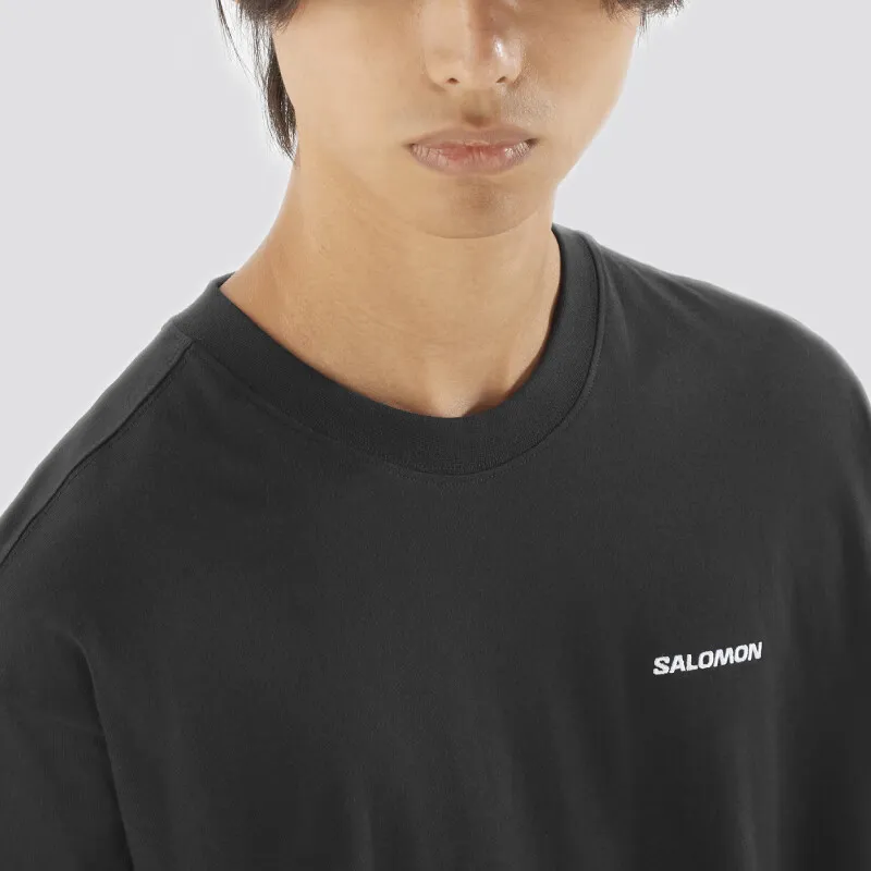 SALOMON T Shirt Men's Pitch Black-2