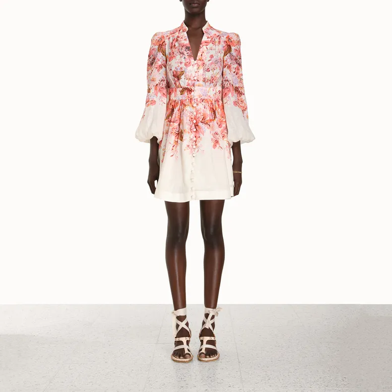 Zimmermann Long-Sleeved Dresses Women's Pink-1
