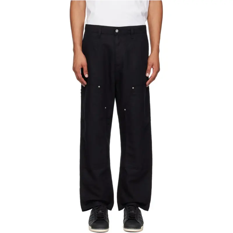 Carhartt WIP Walter Double Knee Logo Patch Tapered Trousers-2