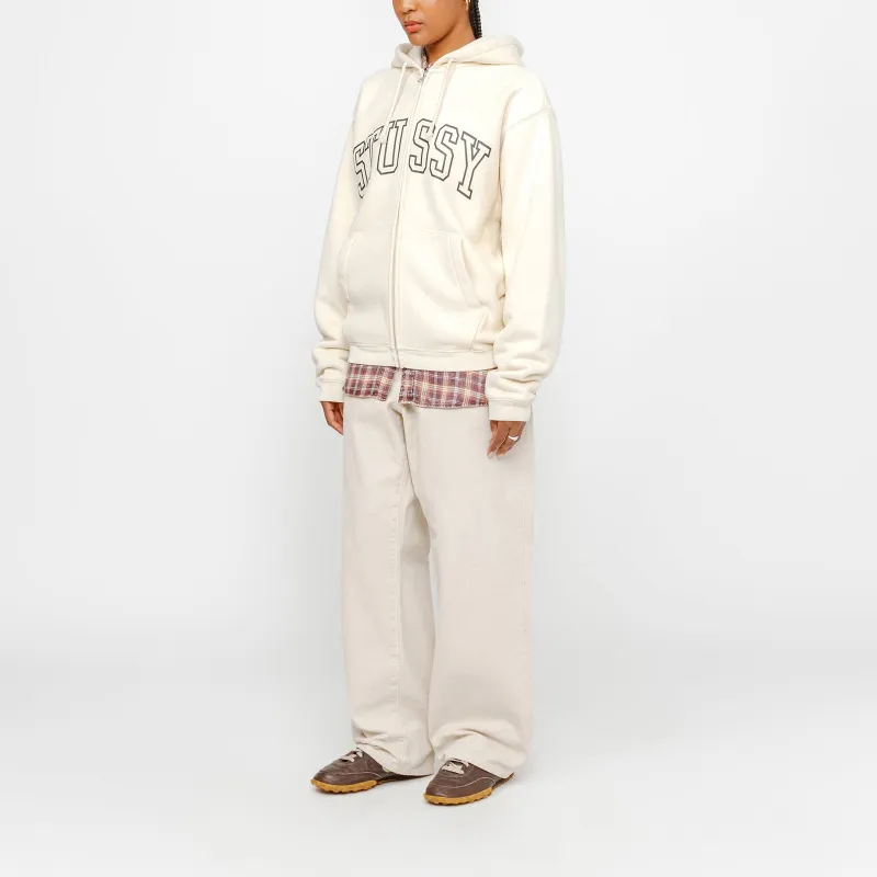 Stussy Outline Zip Hoodie Olive XXL - Cheap Rcj Jordan Outlet