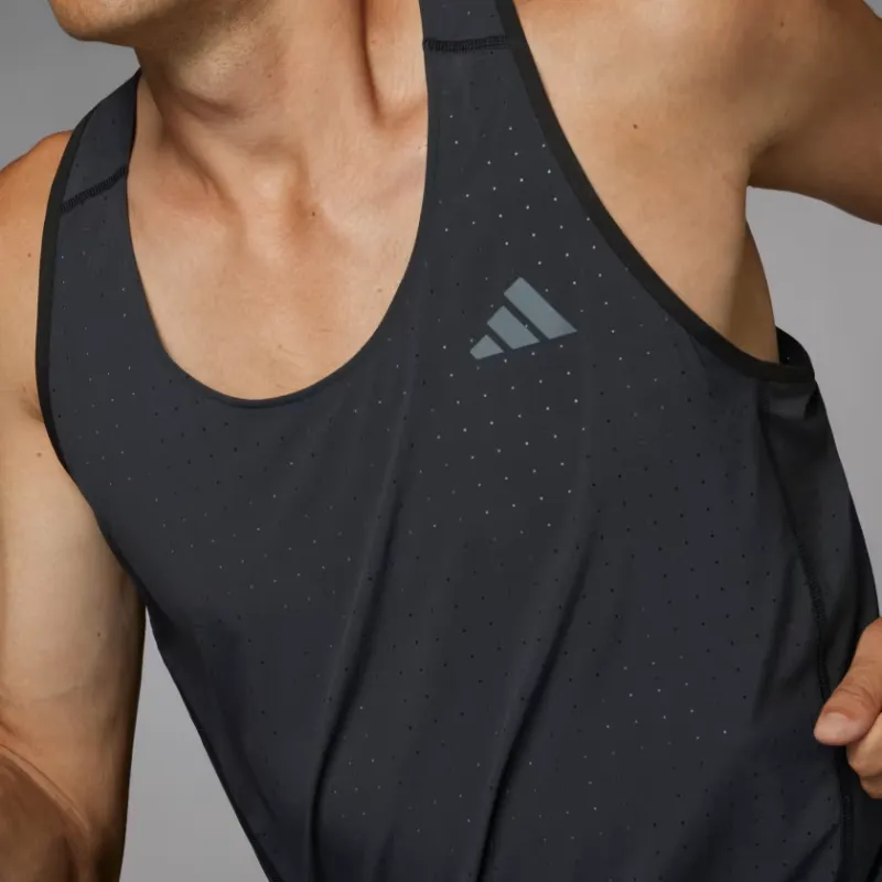 Adidas Free Shipping With AdiClub Adizero Running Singlet-5