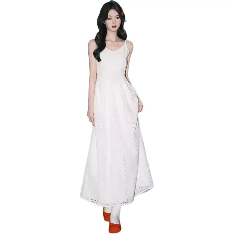 FOREVER 21 Slip Dresses Women's White-1