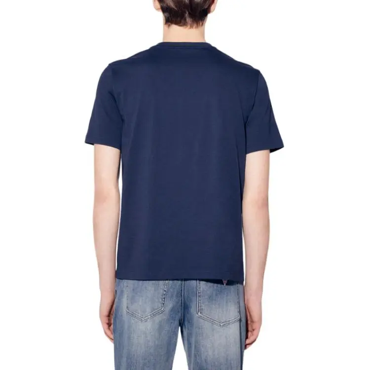 GUESS T Shirt Men's Dark Marine Blue-2
