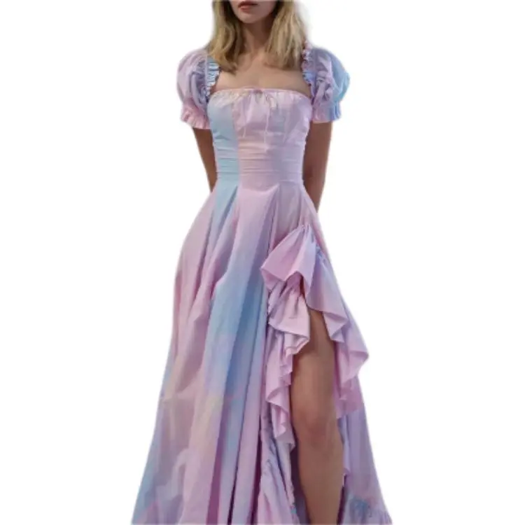 Selkie Collection SS25 Short Sleeved Dress Women's Sunrise Butterfly Print-2