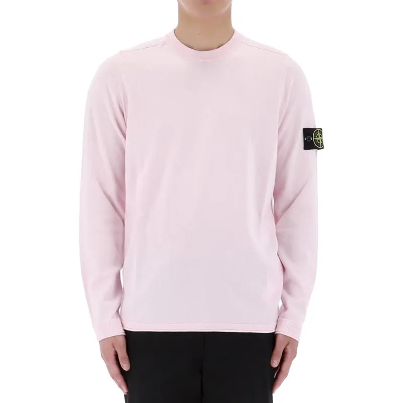 STONE ISLAND Sweater Men's Pink-4