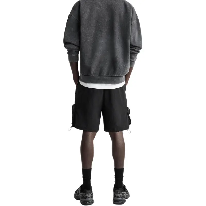 ZARA Casual Shorts Men Black-2