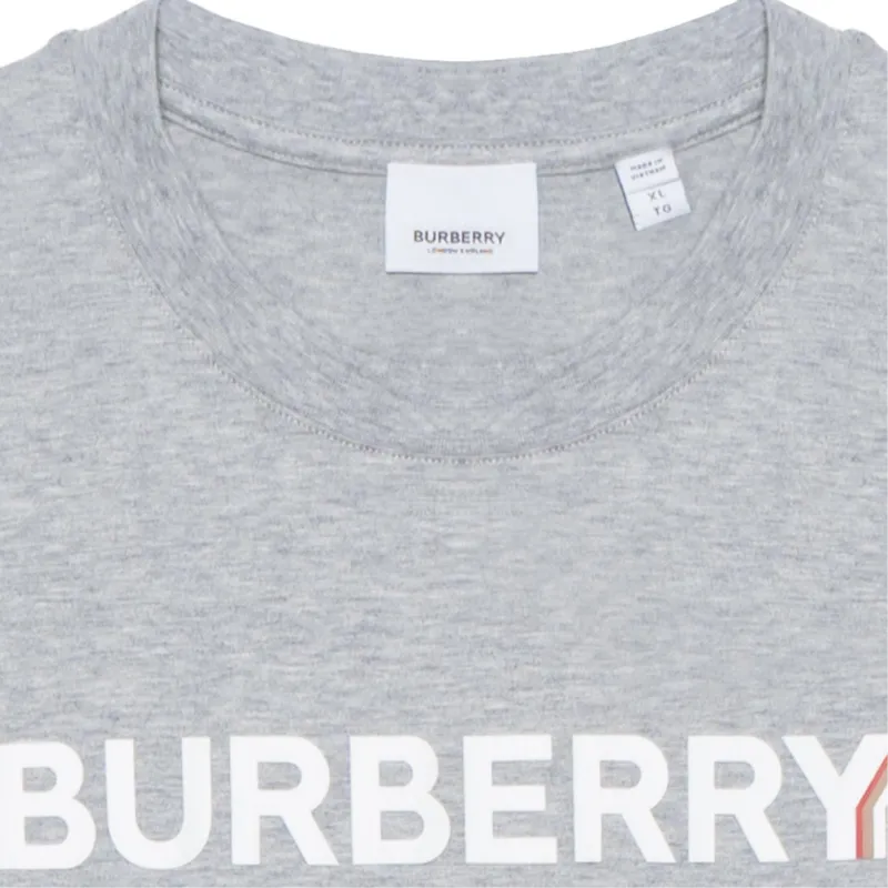 Burberry T Shirts Men Gray-8