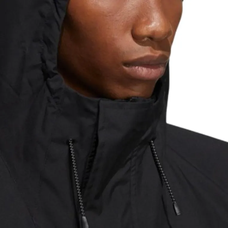 Adidas Trench Coats Men Black-5