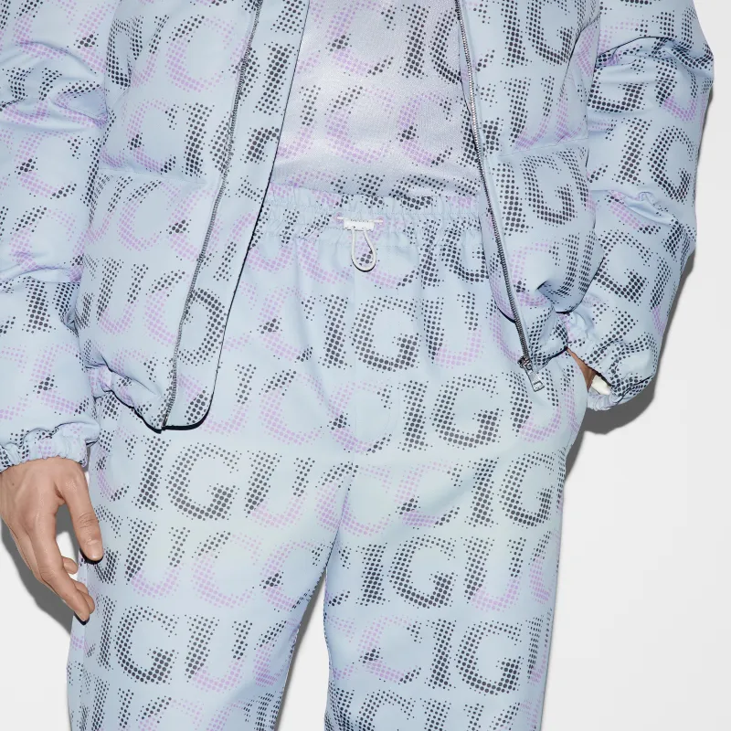 GUCCI Allover Printed Drawstring Trousers-5