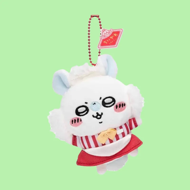 Chiikawa Momonga Momo Coffee Flying Mouse Dolls Plush Pendant 10cm Height-2