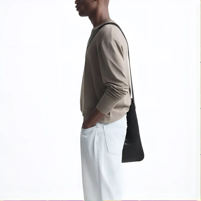 ZARA Knitwear Men Dark Taupe-3