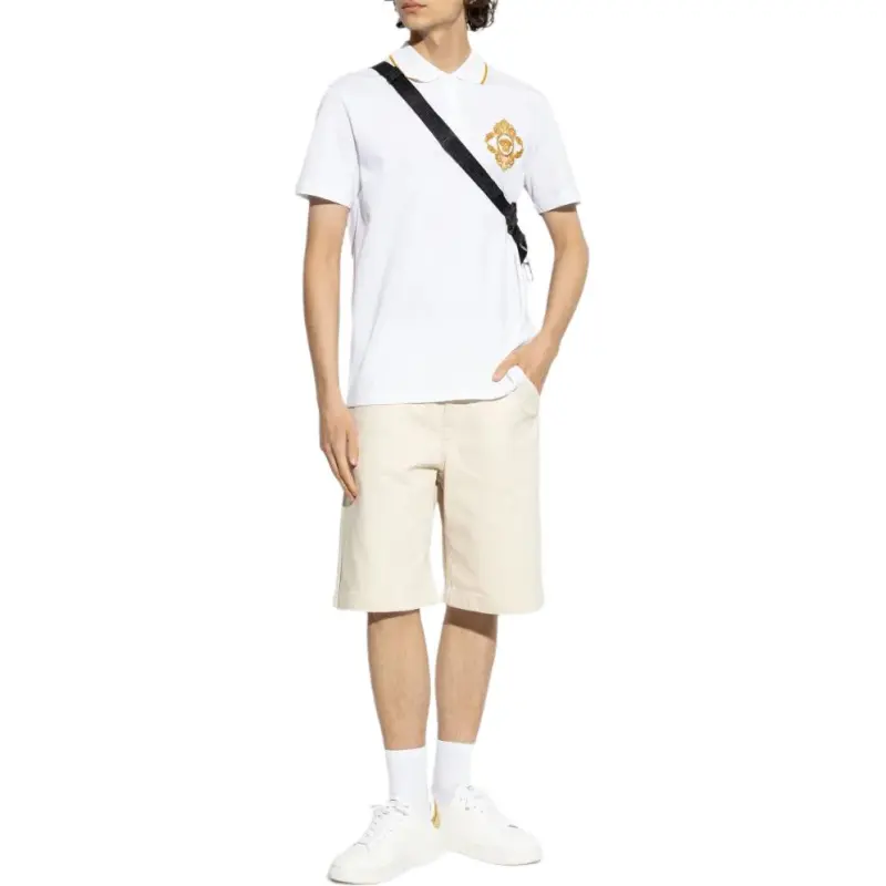 VERSACE Medusa embroidered Polo Shirt-1